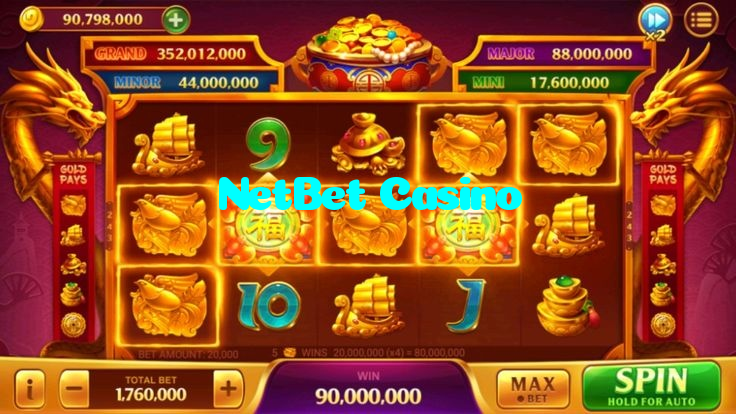 NetBet Casino casino presented on mobile device in Pakistan with slots and live games